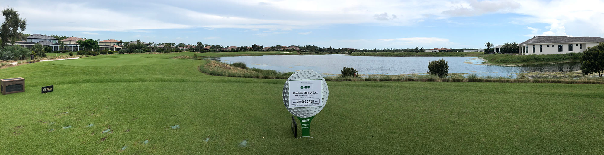 Sponsor and tee signs